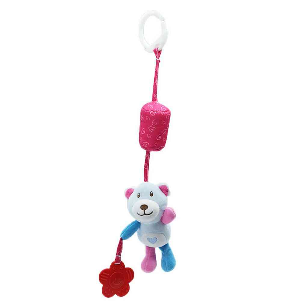 Animal Plush Toy Wind Chime Spiral Bed Baby Rattles