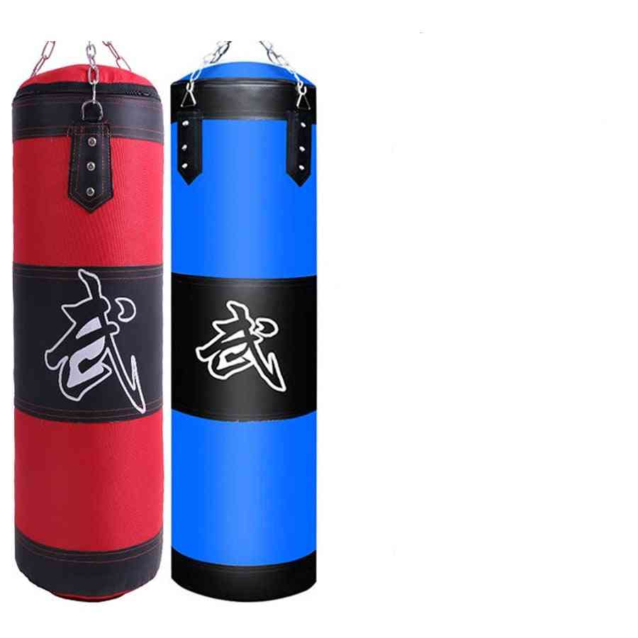 Empty Boxing Punching Bag With Glove Wrist Guard