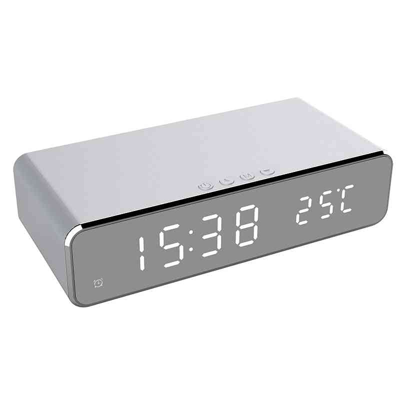 Horloge de thermomètre numérique d'alarme électrique menée