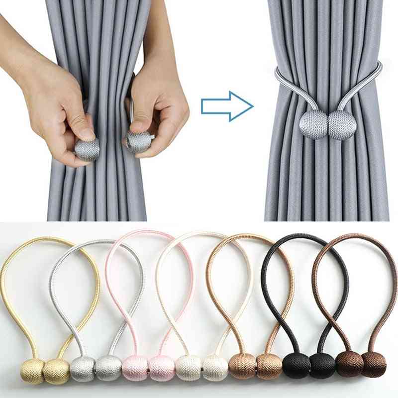 Pearl Curtain Small Magnetic Ball Tie Rope