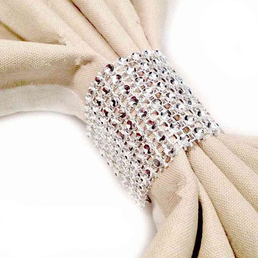 Diamond Hollow Buckle Curtains Tie Bands