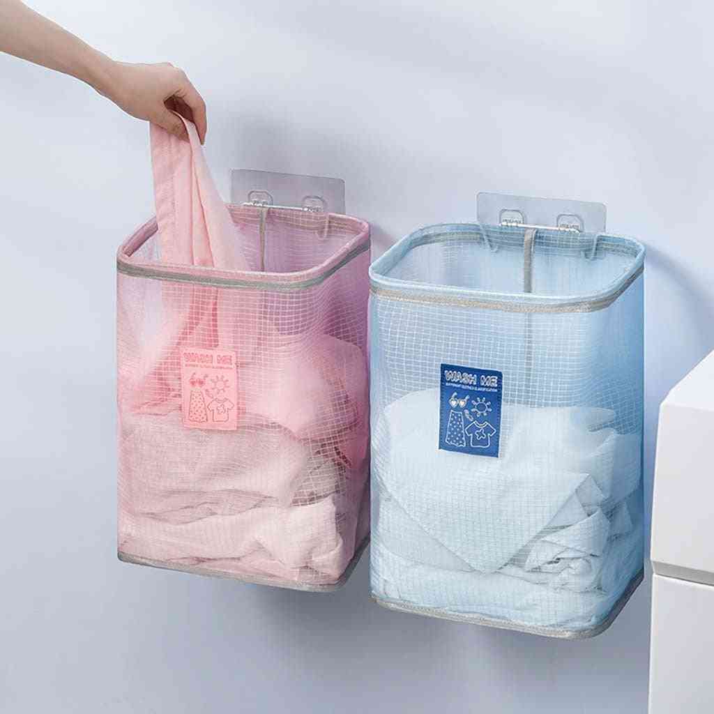 Laundry Hamper Clothes Basket Cotton Washing Bag