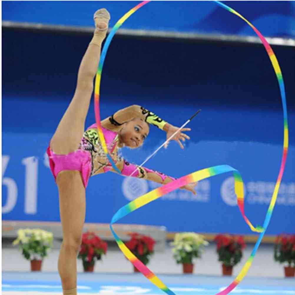 Dance Ribbon Gym Rhythmic Art Gymnastic Ballet Streamer