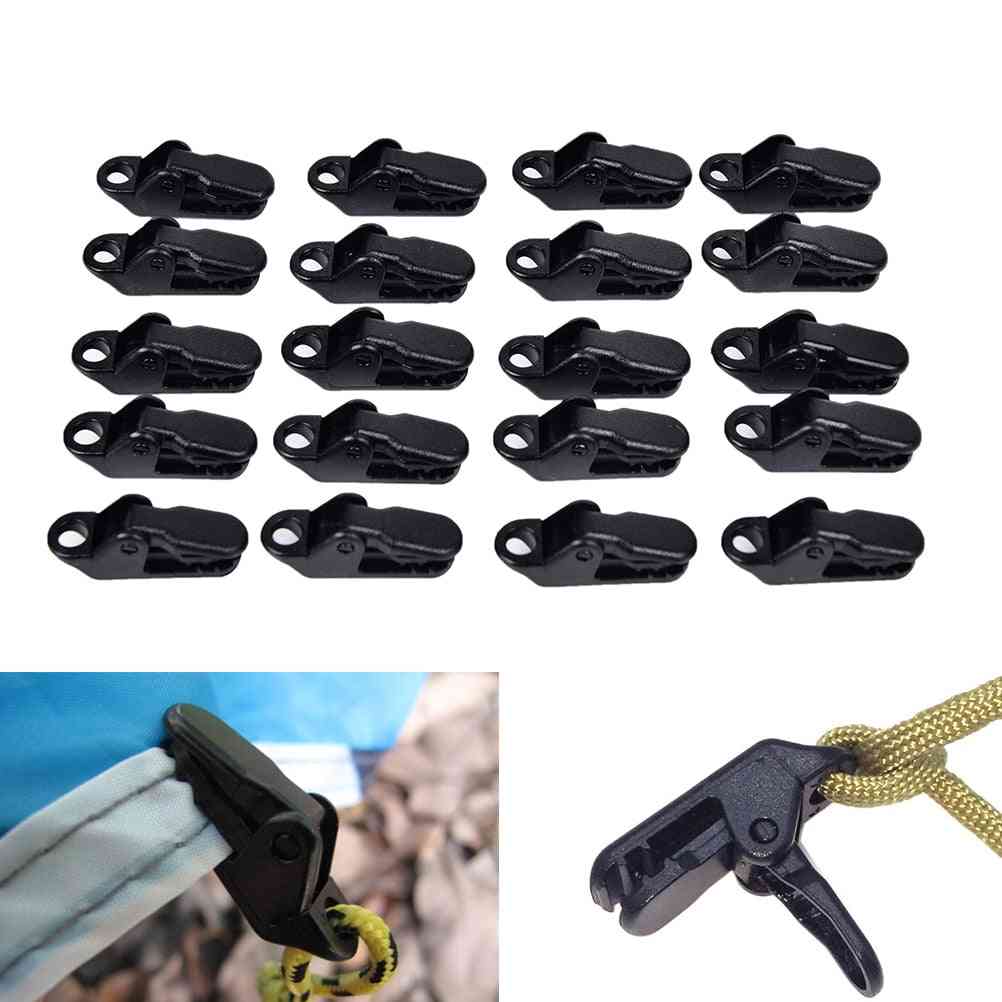 Tent Canopy Clip- Outdoor Wind Rope, Clamps Clips Accessories
