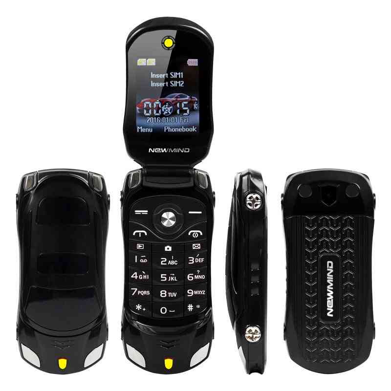 Small- Shape Dual Sim Card, Flip Camera Flashlight, Mobile Phone