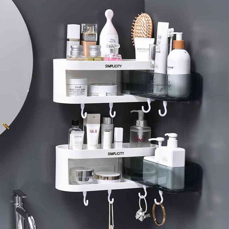 Corner Wall Mounted Bathroom Shelf Storage Rack