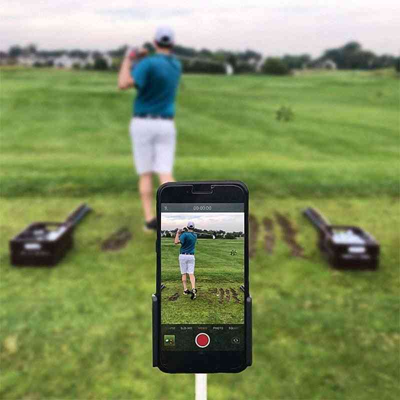 Golf swing opptaker holder mobiltelefon klipp