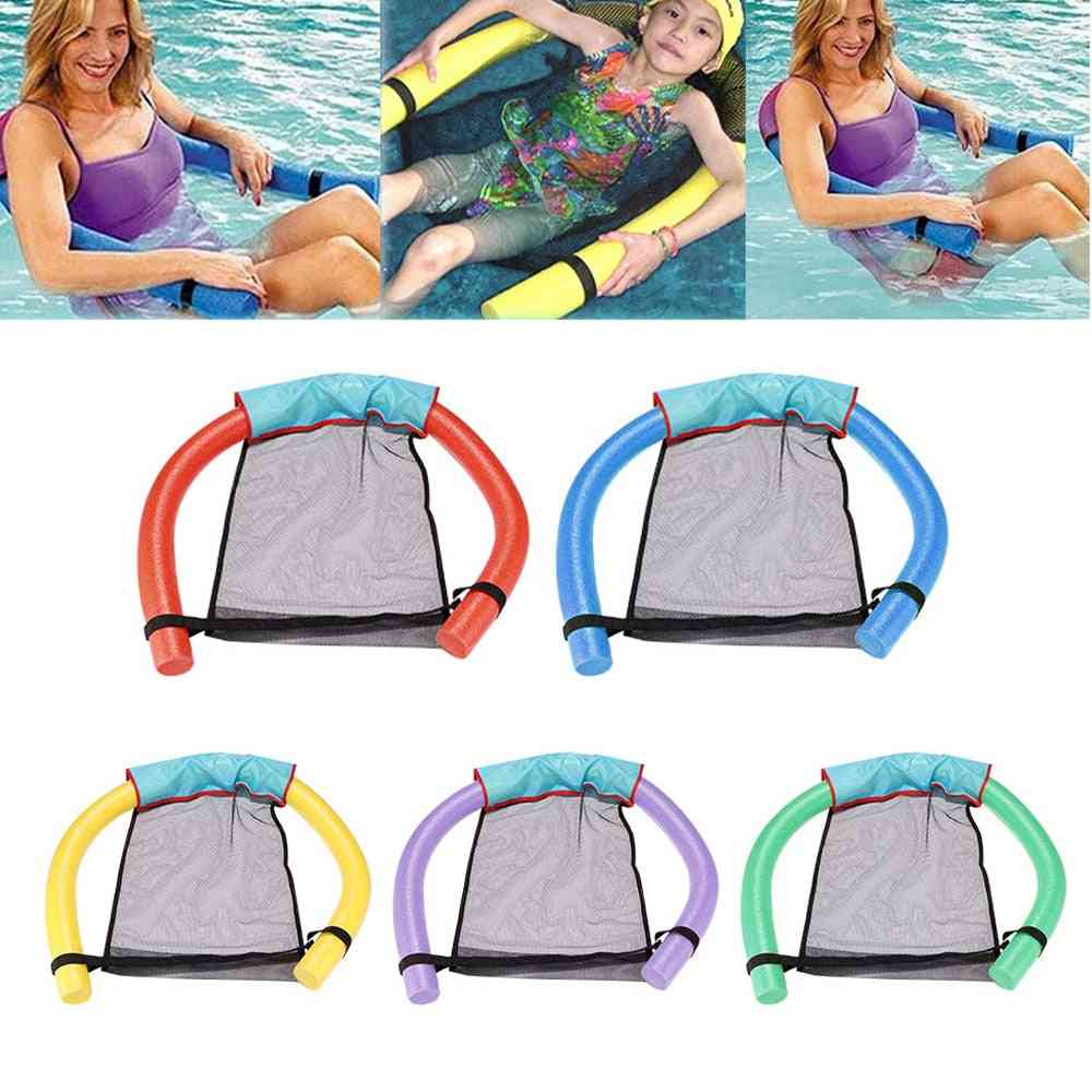 Chair Ring Pool Accessories Float Ring Beach Noodle Net Seat Water Swimming Adult Water Float