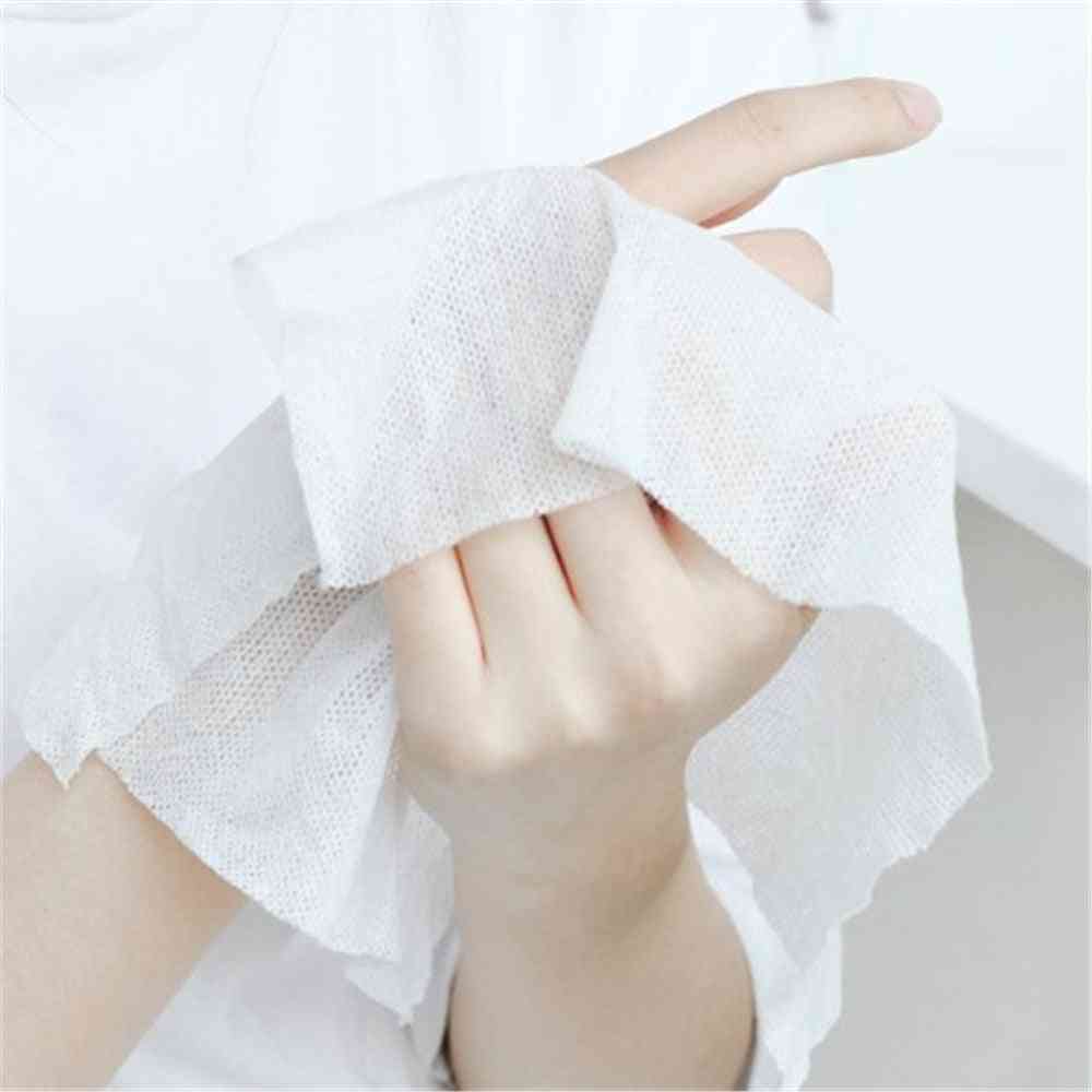 Praktiska komprimerade handdukar engångsresor för hushållsresor kompakt ansiktshandduk utomhus nonwoven pillerhandduksrengöring