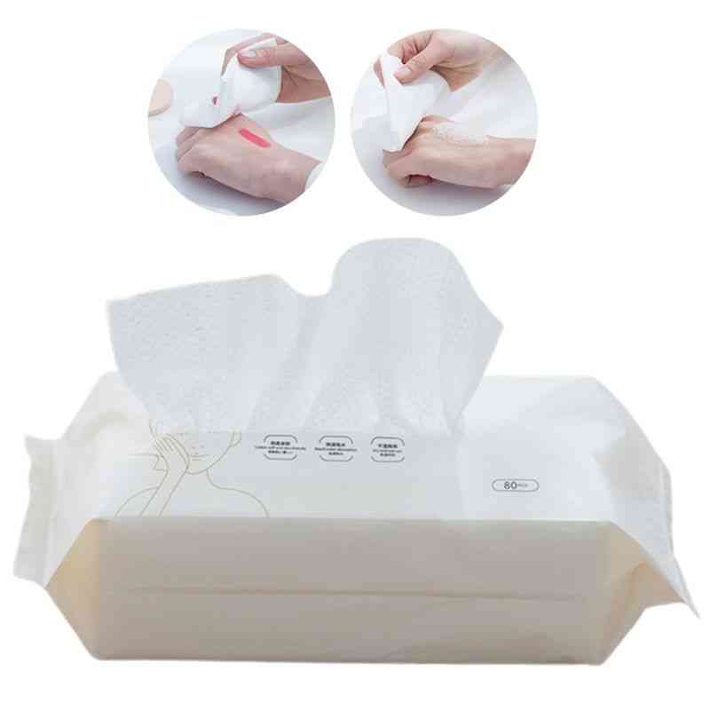 Disposable Cotton Face Tissue Towel Wipes Makeup Remover Facial Cleansing Washcloth Pearl Home Travel Wet Dry