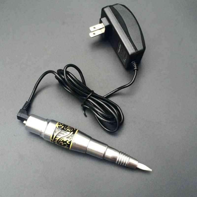 Permanent Makeup Machine Cosmetic Tattoo Pen With Ac Adapter For Tattoo Eyebrow/ Lip/ Eyeliner
