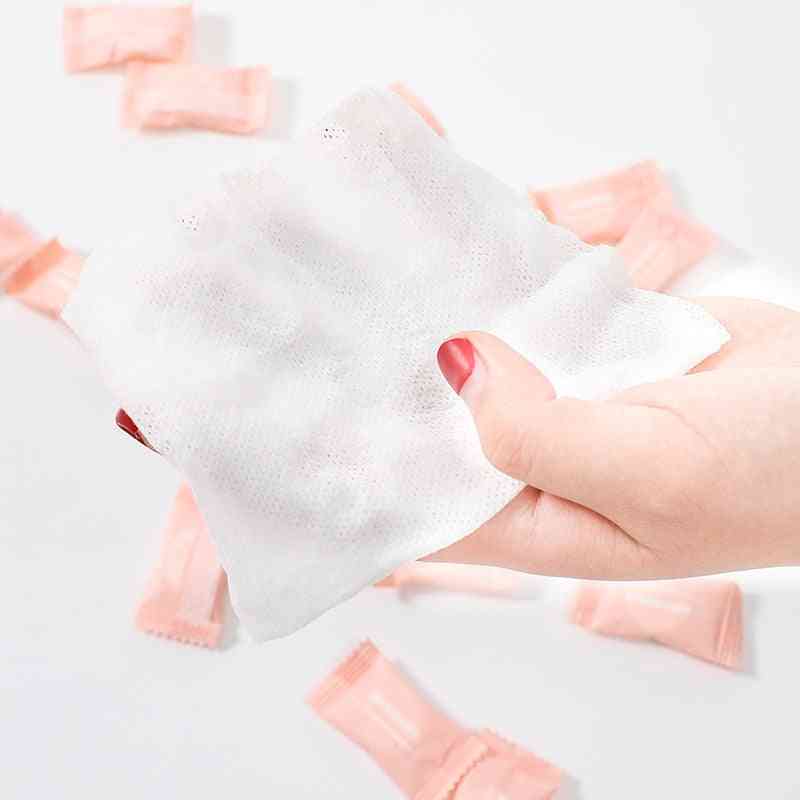 Portable Travel Non-woven Face Towel Water Wet Wipe