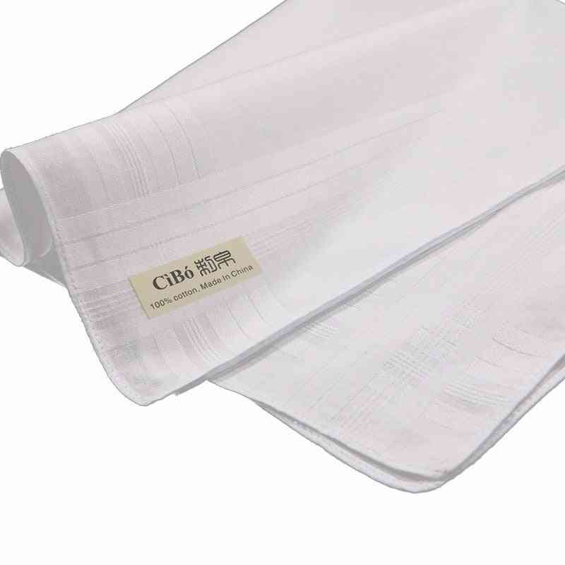 Cotton Satin Banded Handkerchiefs