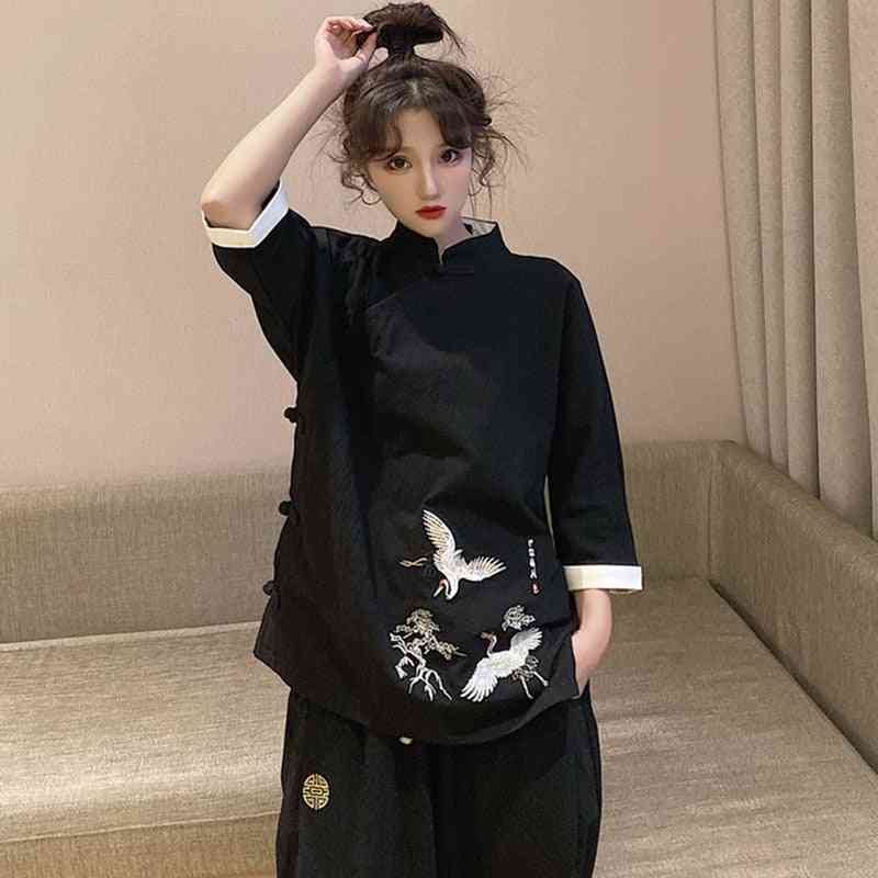 Traditional Chinese Clothing Women Shirt