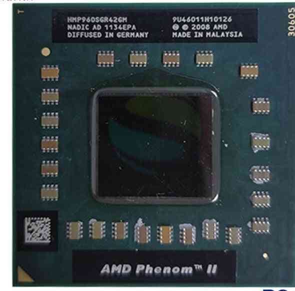 Amd Phenom cpu quad core cpu 1.8g cadencé 2m socket s1 notebook