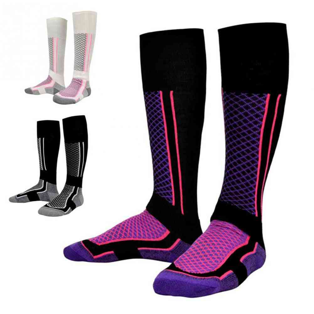 Winter Warm- Long Ski Thicken, Sports Socks For Outdoor Skiing Cycling