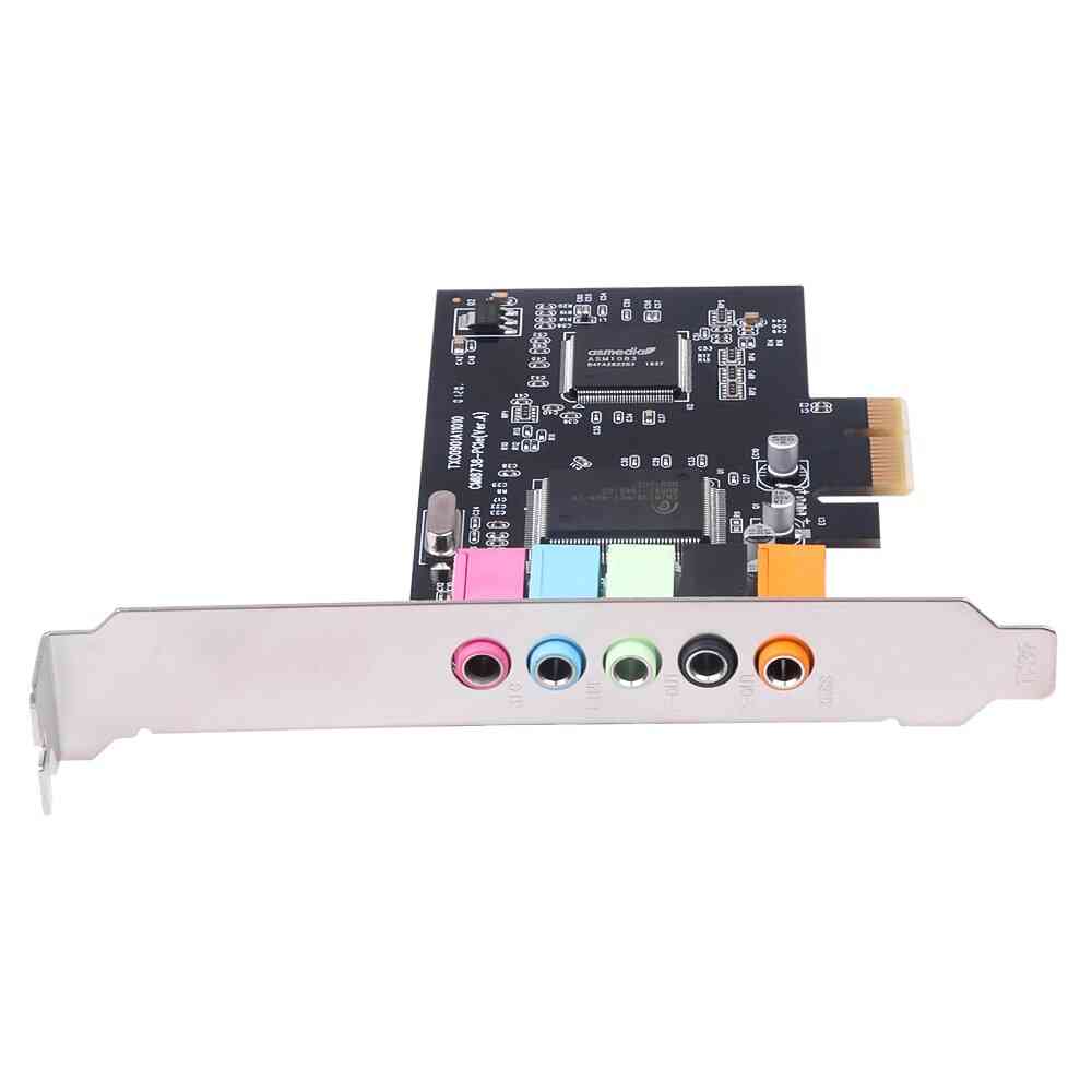 5.1ch 5.1- Channel Cmi8738, Chipset Audio Interface Stereo, Pci Sound Card