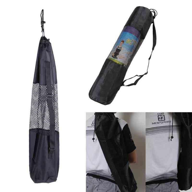 Adjustable- Strap Nylon Carry Backpack, Mesh Bag