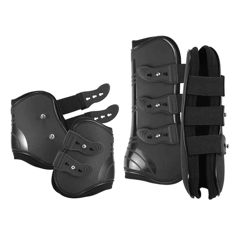 Adjustable- Horse Front Hind, Leg Guard Boots, Hock Brace