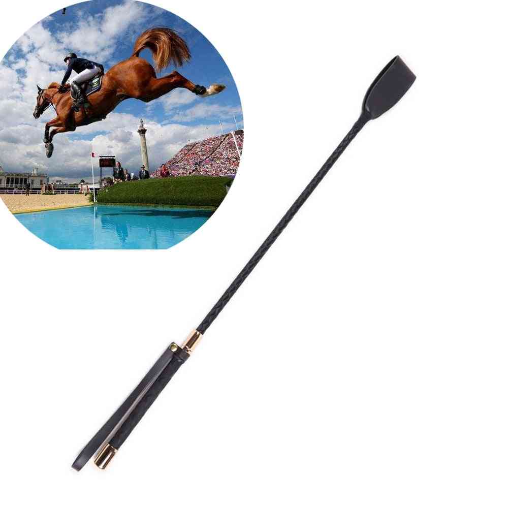Boutique Slim Leather Riding Crop Horse Whip