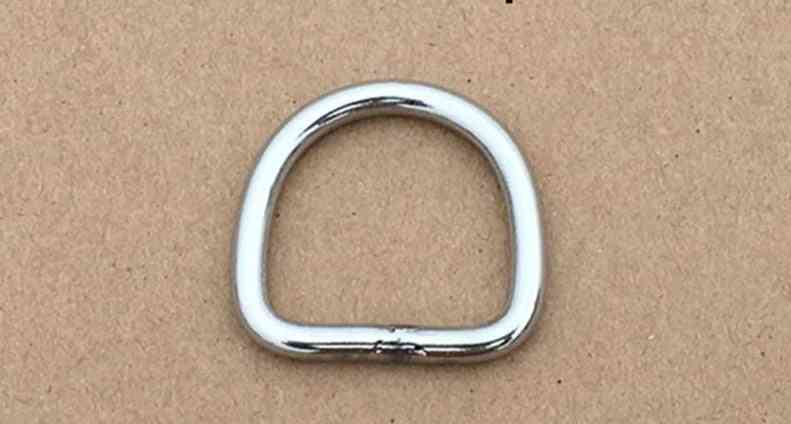 Sømløs D-ring spænde i rustfrit stål