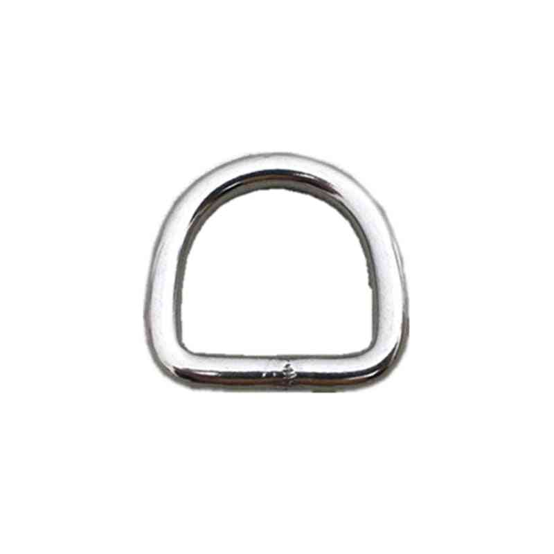 Stainless Steel Seamless D-ring Buckle