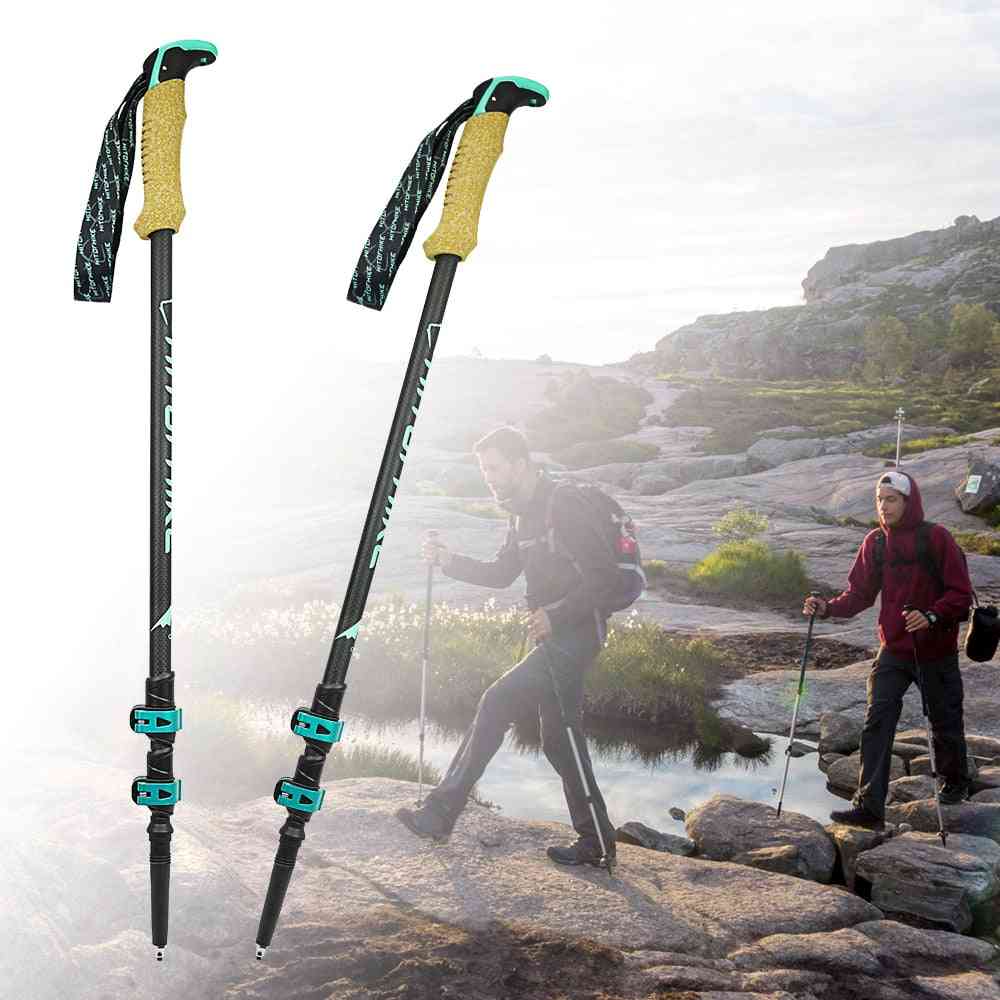 Carbon Fiber Lightweight Trekking Pole Walking Stick