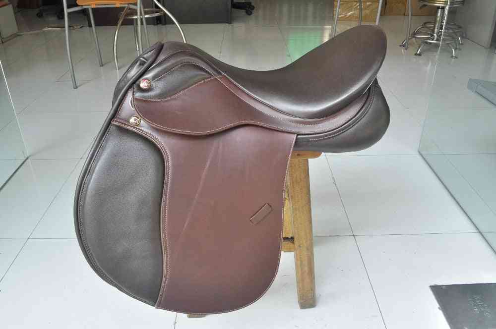 Full Genuine Leather Horse Riding Saddle