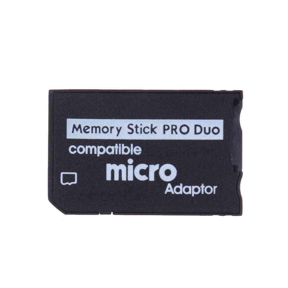 Mini memory stick pro duo kortlæser micro sd tf til ms adapter