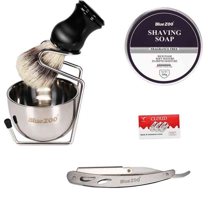 Shaving Cream, Brush And Foam Bowl, Grooming Sets