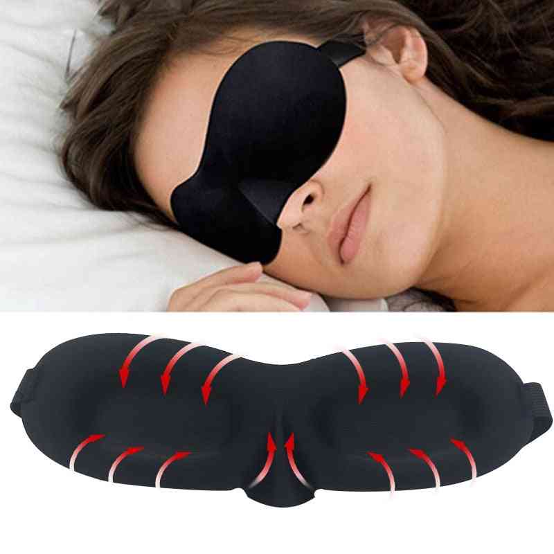 Patch de couverture de masque pour les yeux d'aide au repos de voyage de sommeil 3d