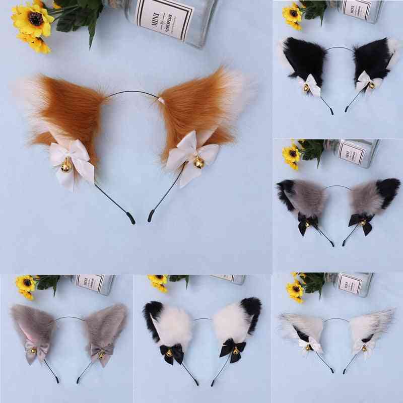 Cute Fox & Cat Ears Plush Headband