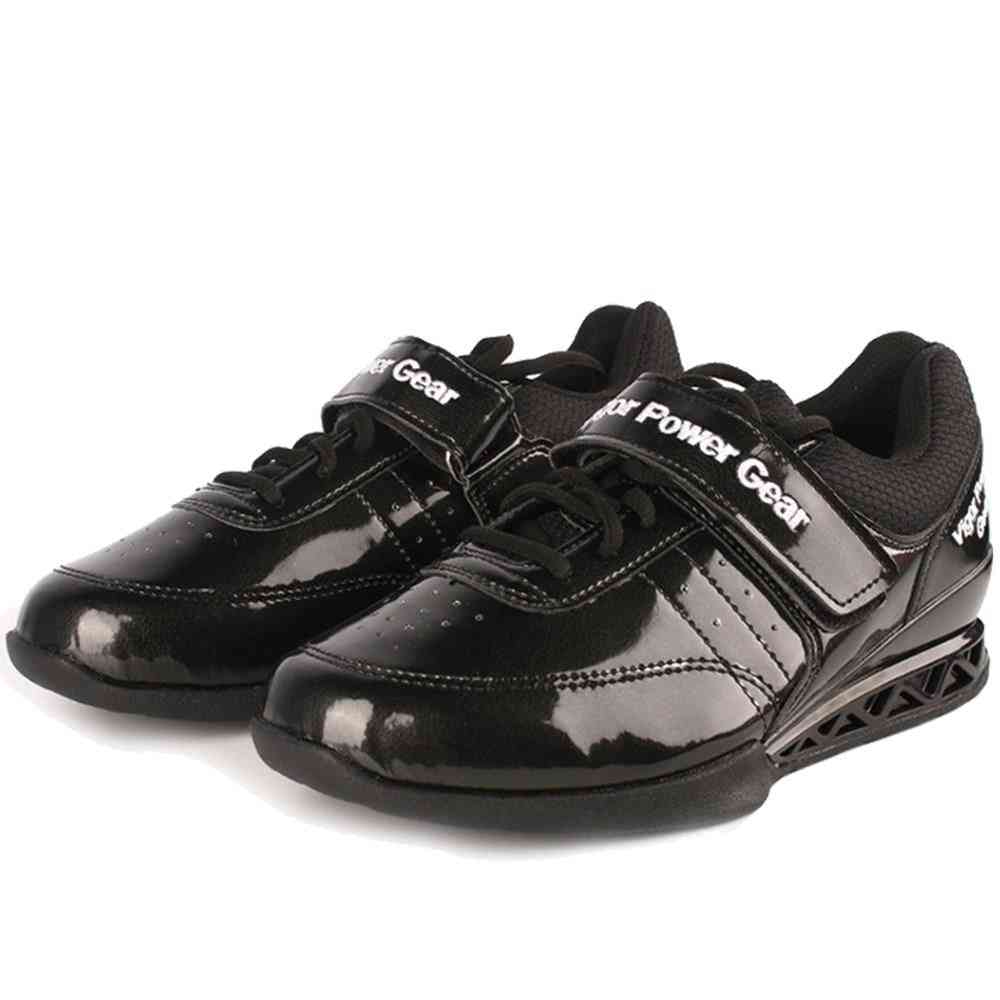 Gym Profession Bright Black Sneakers Weightlifting Shoes