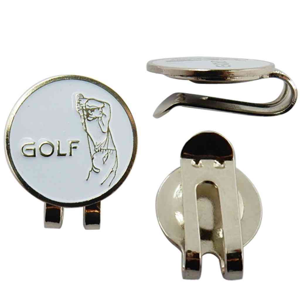 Premium Golfer Sports Hat Clip Golf Ball Marker