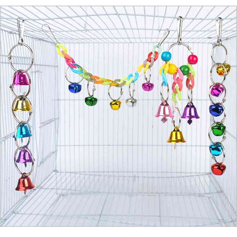 Parrot Colorful Bell Toy