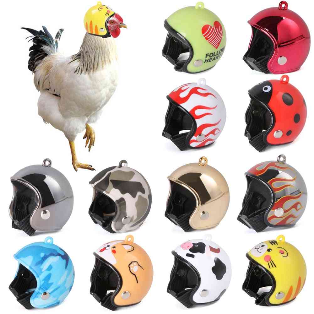 Chicken Helmet Small Pet Hard Quail Hat Headgear