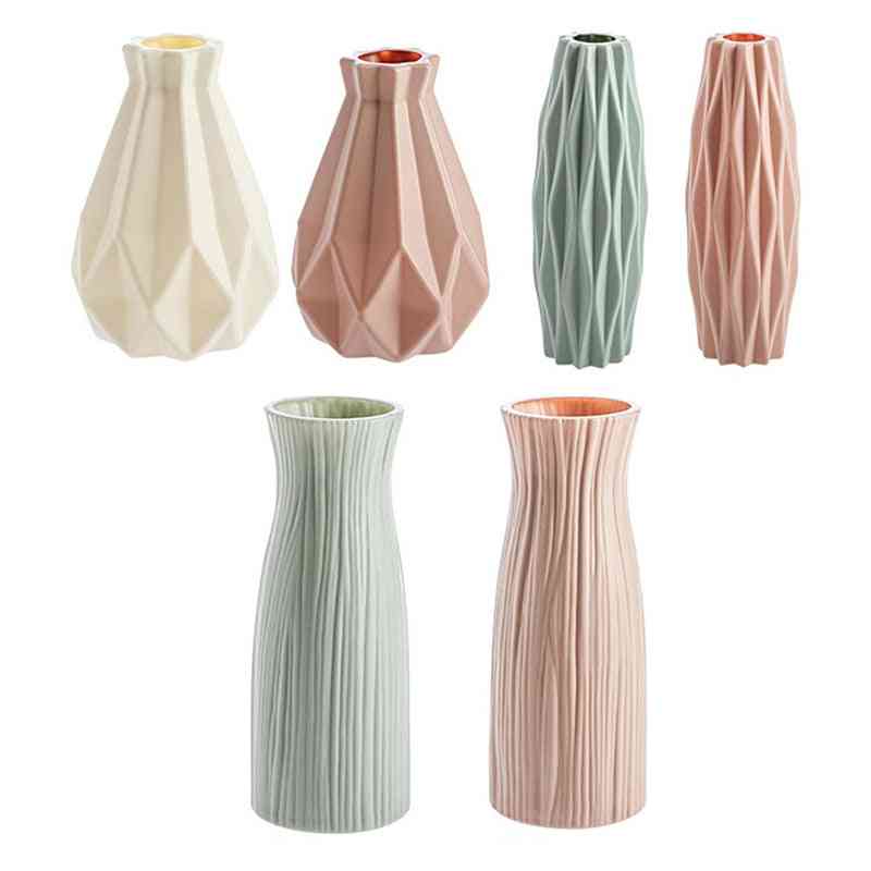 Belly/diamond/tree Shape Vase, Flower Plastic Vase