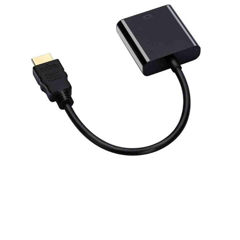 Hdmi Cable- Compatible To Vga Adapter, Digital Video & Audio Converter