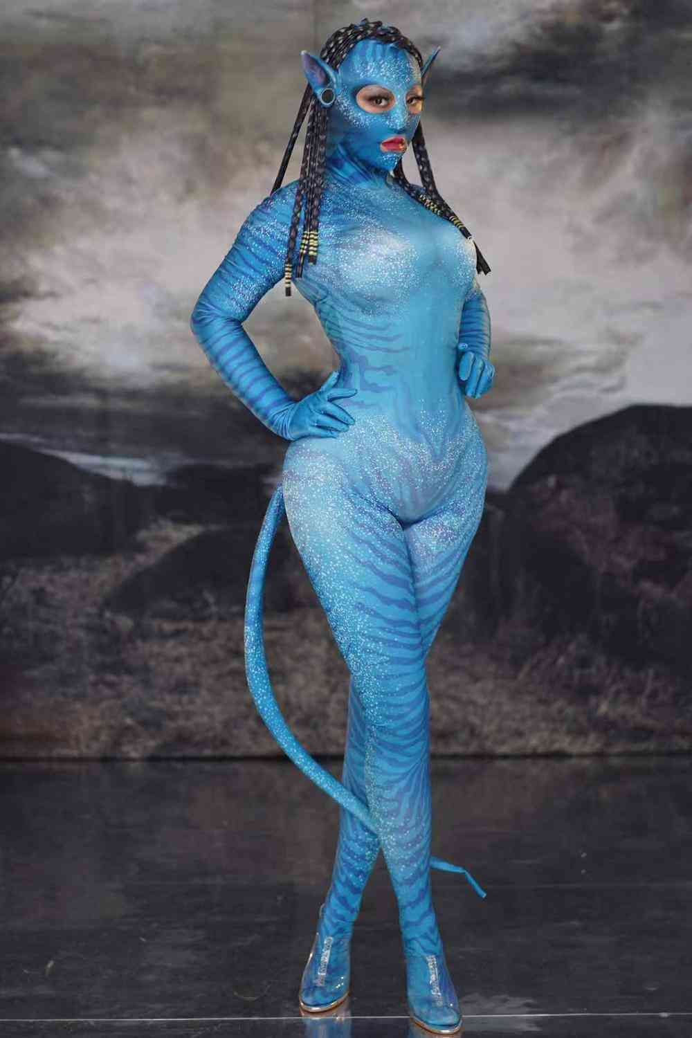 Man Female Cosplay Costumes Halloween Role Jumpsuit