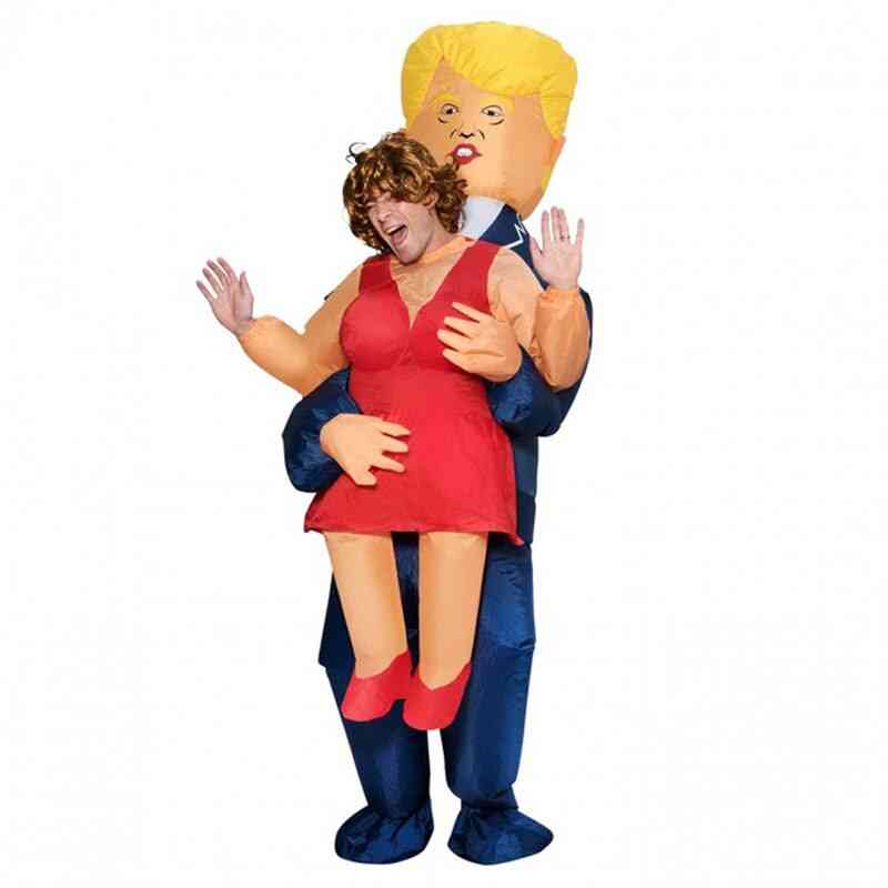 Donald Trump Pants, Party Dress Up Ride On Me Mascot Costumes