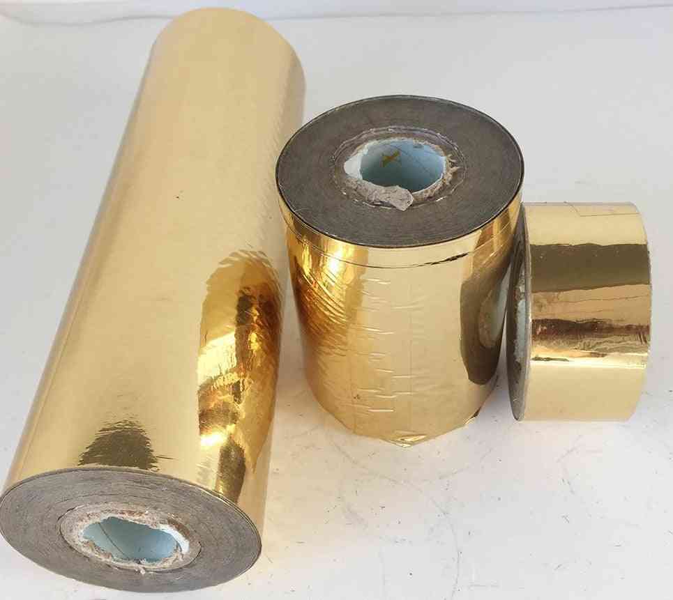Little Size Light Gold Hot Stamping Foil Roll Used For Paper Only