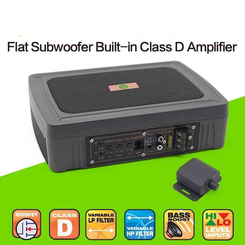 Flat Subwoofer Built-in Class D Amplifier