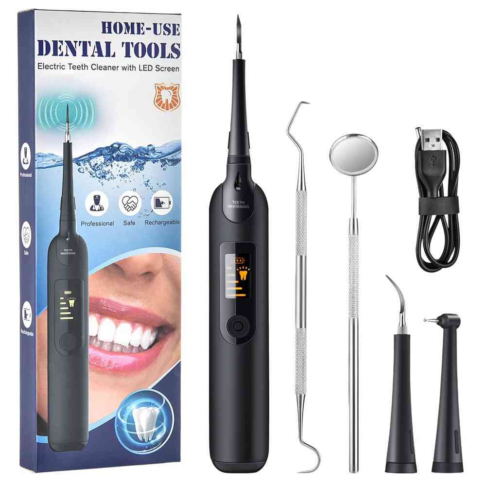 Usb Rechargeable Tooth Cleaner Vibrate Dental Scaler