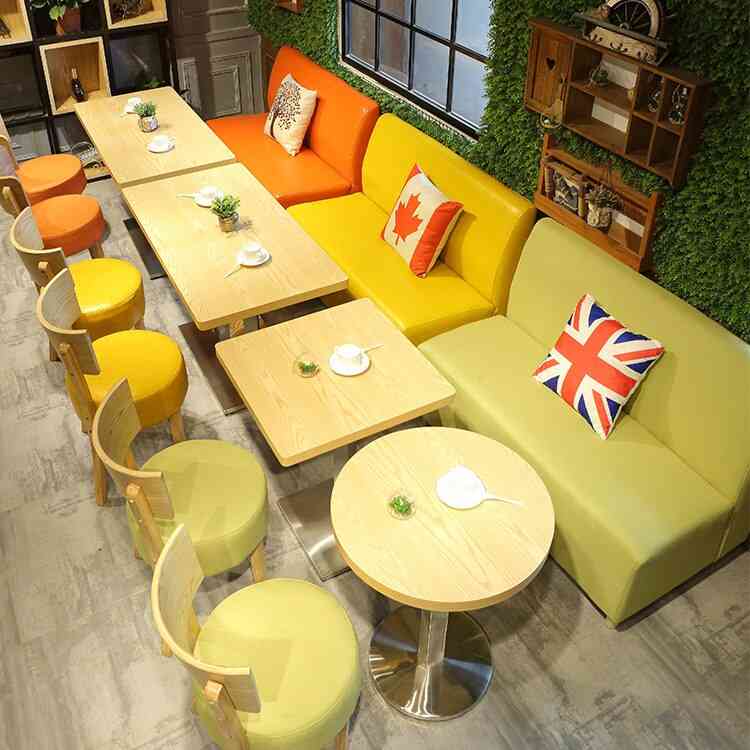 Milk Tea Shop- Leisure Card Slot, Sofa Tables & Chairs