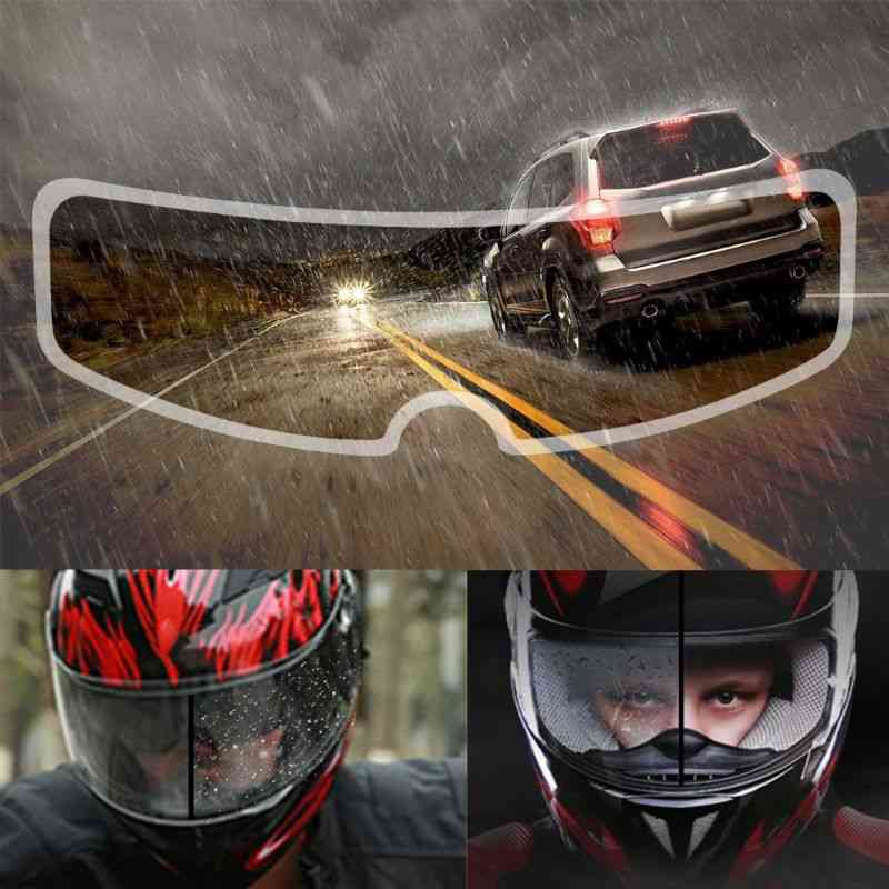 New Universal Motorcycle Helmet Clear Rainproof Film