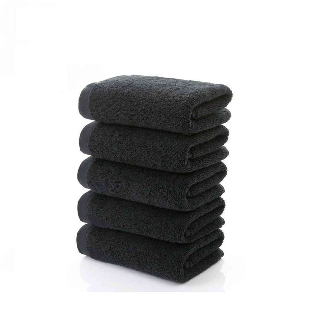 Cotton Black Face Towel No Fading Bath Towels