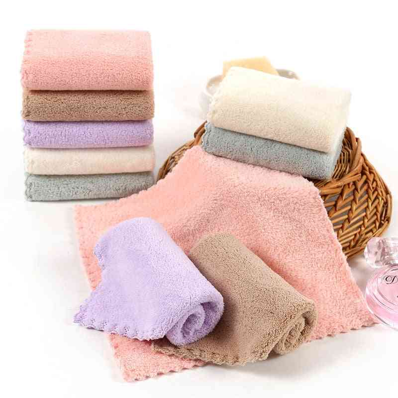 Mini square newborn baby face håndklær