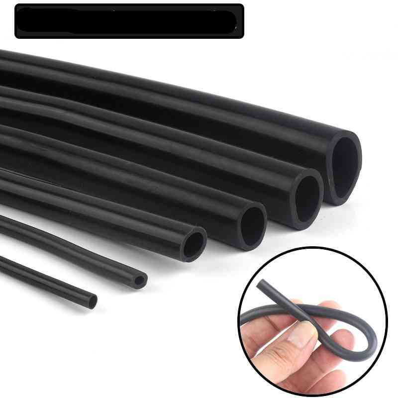 Black Silicone Tube Flexible Air Pump Hose Aquarium Soft Rubber High- Quality Pipe