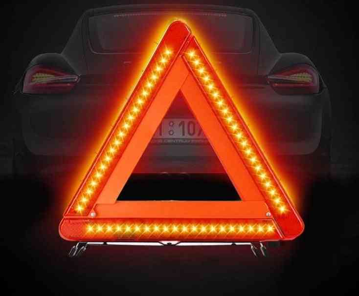 Foldable Car Reflective Triangle Warning Sign
