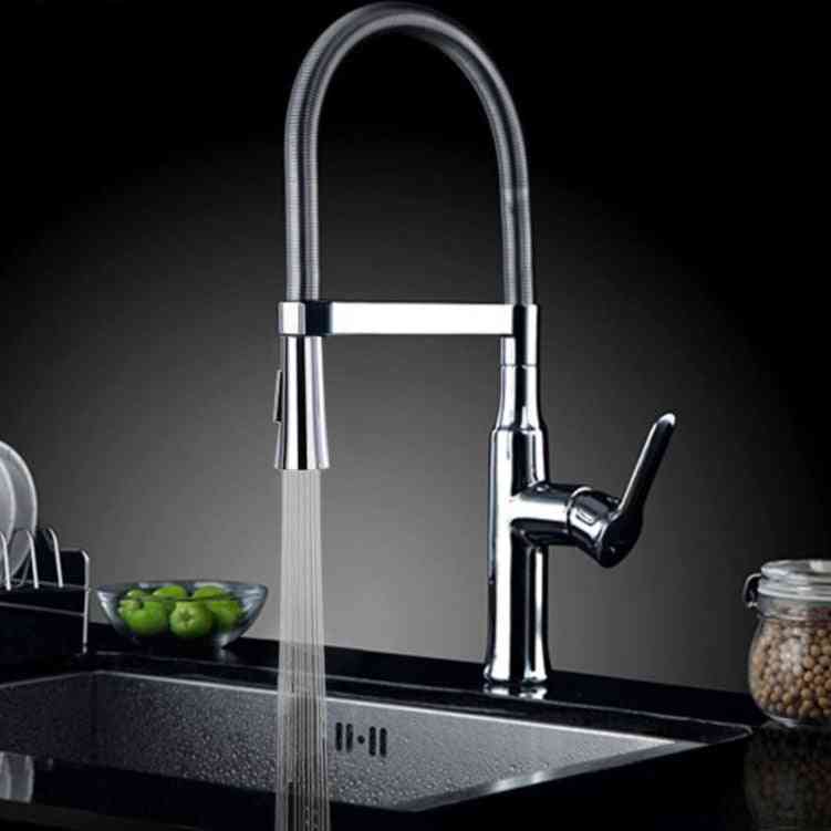 Hot And Cold Water Chrome Basin Sink Square Cozinha Taps